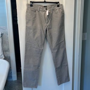 Men’s j crew Sutton cords 33w 22l, NWT